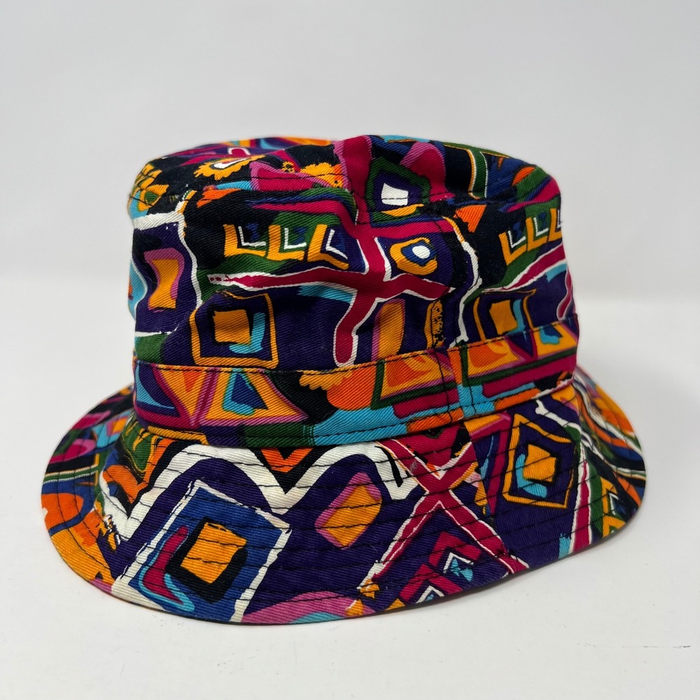 KBETHOS Abstract Graffiti Hip Hop Retro Bucket Boonie Hat Fresh Prince 90s - Picture 2 of 6